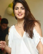 Actress Rhea Chakraborty At Junior Kuppana Restaurant Launch Photos