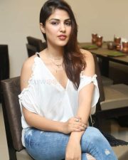 Actress Rhea Chakraborty At Junior Kuppana Restaurant Launch Photos