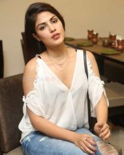 Actress Rhea Chakraborty At Junior Kuppana Restaurant Launch Photos