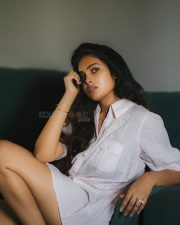 Adorable Divi Vadthya in a White OversizedShirt Pictures 01