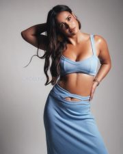 Alluring Actress Aisha Sharma in a Blue Crop Top and Cutout Skirt Photos 02 Alluring Actress Aisha Sharma in a Blue Crop Top and Cutout Skirt Photos 02