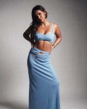 Alluring Actress Aisha Sharma in a Blue Crop Top and Cutout Skirt Photos 05 Alluring Actress Aisha Sharma in a Blue Crop Top and Cutout Skirt Photos 05