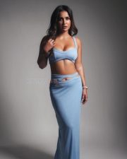 Alluring Actress Aisha Sharma in a Blue Crop Top and Cutout Skirt Photos 06 Alluring Actress Aisha Sharma in a Blue Crop Top and Cutout Skirt Photos 06