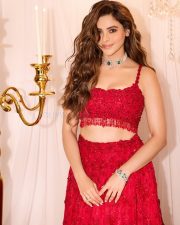 Beautiful Aamna Sharif in a Red Shimmery Lehenga Photos 08 Beautiful Aamna Sharif in a Red Shimmery Lehenga Photos 08