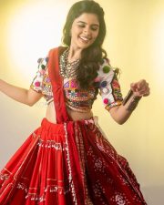 Beautiful Amritha Aiyer in a Stylish Diwali Lehenga Photos 04 Beautiful Amritha Aiyer in a Stylish Diwali Lehenga Photos 04