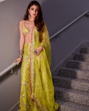 Beautiful Rhea Chakarborty in a Yellow Designer Shahara Set Photos 03