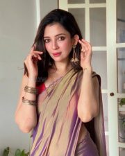 Beautiful Sexy Barkha Singh in an Embellished Tissue Saree Photos 03