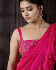 Beautiful Vani Bhojan in a Red Dress Photos 07
