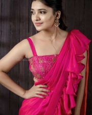 Beautiful Vani Bhojan in a Red Dress Photos 08