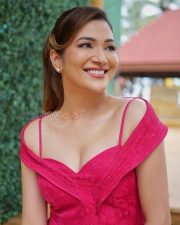 Captivating Actress Ridhima Pandit in a Hot Pink Off Shoulder Gown Photos 04