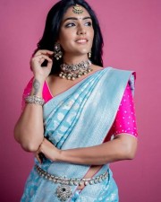 Eesha Rebba Stylish Saree Photos 03