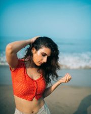 Fatima Sana Sheikh at the Beach in Wet Clothes 01