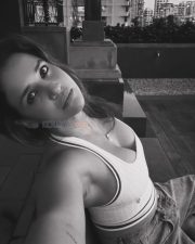 Glam Aisha Sharma Black and White Sexy Selfie Photos 03