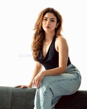 Glamorous Actress Ridhima Pandit in a Black Halter Top Studio Photos 06