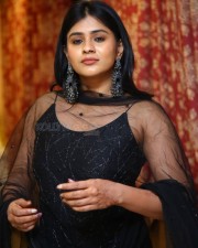 Hebah Patel at Santosham South Indian Film Awards 2021 Curtain Raiser Press Meet Photos 04