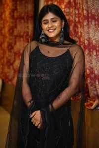 Hebah Patel at Santosham South Indian Film Awards 2021 Curtain Raiser Press Meet Photos 13