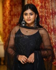 Hebah Patel at Santosham South Indian Film Awards 2021 Curtain Raiser Press Meet Photos 14