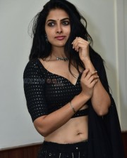 Heroine Divi Vadthya Stunning in Black Dress Photoshoot Pictures 08