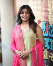 Heroine Eesha Rebba at Om Shanti Shanti Shantihi Movie Teaser Launch Photos 15