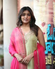 Heroine Eesha Rebba at Om Shanti Shanti Shantihi Movie Teaser Launch Photos 17