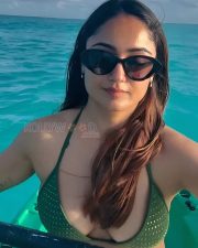 Irresistible Tridha Choudhury Cleavage in a Green Halter Bikini Top Photos 04 Irresistible Tridha Choudhury Cleavage in a Green Halter Bikini Top Photos 04