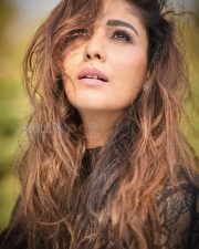 Magnetic Actress Nayanthara in a Black Lace Top Photos 01