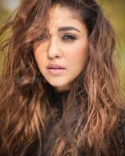 Magnetic Actress Nayanthara in a Black Lace Top Photos 02