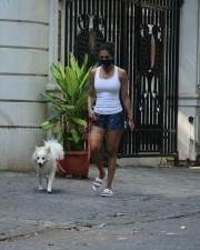 Malaika Arora spotted dog walking at Bandra pics