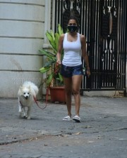 Malaika Arora spotted dog walking at Bandra pics