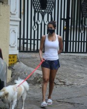 Malaika Arora spotted dog walking at Bandra pics