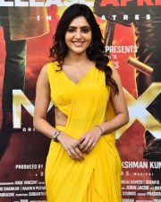 Mr X Actress Athulya Ravi in a Yellow Sleeveless Flowy Saree Photos 20 Mr X Actress Athulya Ravi in a Yellow Sleeveless Flowy Saree Photos 20
