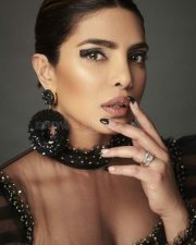 Priyanka Chopra Sexy Black Dress Photos 03