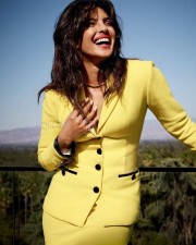 Priyanka Chopra in a Yellow Suit Pictures 02
