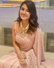 Ravishing Beauty Vani Bhojan Saree Photos 02