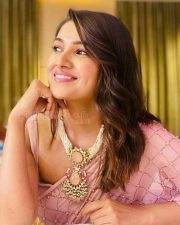 Ravishing Beauty Vani Bhojan Saree Photos 04