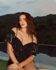 Sasural Simar Ka 2 Actress Tanya Sharma in a Black Swimsuit Lingerie Photos 01