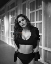 Sexy Aisha Sharma BW Photoshoot Stills 07