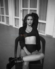 Sexy Aisha Sharma BW Photoshoot Stills 09