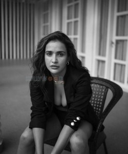 Sexy Aisha Sharma BW Photoshoot Stills 13