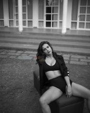 Sexy Aisha Sharma BW Photoshoot Stills 17