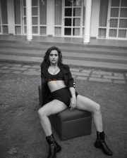 Sexy Aisha Sharma BW Photoshoot Stills 18