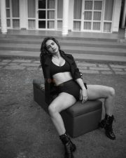 Sexy Aisha Sharma BW Photoshoot Stills 19