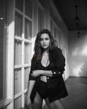 Sexy Aisha Sharma BW Photoshoot Stills 30