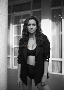 Sexy Aisha Sharma BW Photoshoot Stills 50