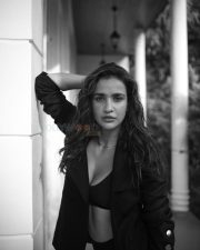 Sexy Aisha Sharma BW Photoshoot Stills 53