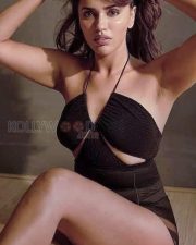 Soorpanagai Movie Actress Akshara Gowda Sexy in Black Lingerie Photos 04