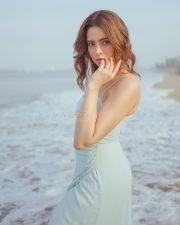 Stylish Aamna Sharif in a Pastel Beach Dress Pictures 05