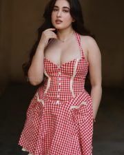 Sultry Aditi Budhathoki Cleavage in a Red White Gingham Halter Dress Photos 03 Sultry Aditi Budhathoki Cleavage in a Red White Gingham Halter Dress Photos 03