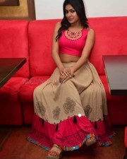Super Cute Actress Akshita At South Indian Thalis And Filmy Breakfast In Filmy Junction Inaguration Event Photos