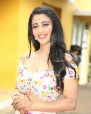 Telugu Actress Daksha Nagarkar at Ravanasura Movie Opening Photos 05